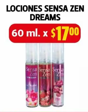 Farmacias Guadalajara Lociones Sensa Zen Dreams 60 ml oferta