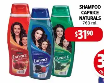 Farmacias Guadalajara Shampoo Caprice Naturals 760 ml oferta