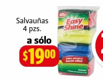 Farmacias Guadalajara Fibras easy Shine Salvauñas 4 pzs oferta