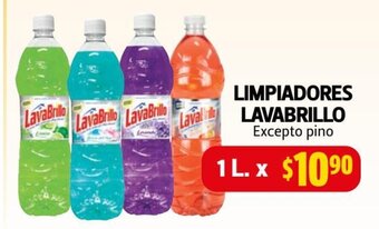 Farmacias Guadalajara Limpiadores Lavabrillo Excepto pino 1L oferta