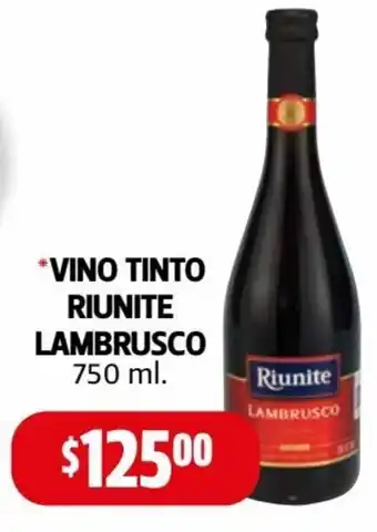 Vino Tinto Riunite Lambrusco 750 ml