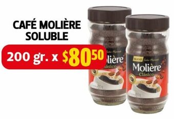 Farmacias Guadalajara Cafe Moliere Soluble 200gr oferta