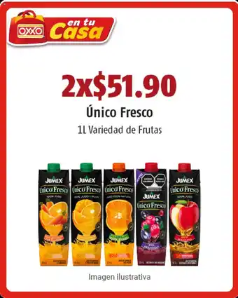 OXXO Unico Fresco 1L Variedad de Frutas oferta