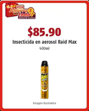 OXXO Insecticida en aerosol Raid Max 400 ml oferta