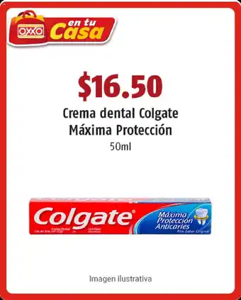 OXXO Crema Dental Colgate Maxima Proteccion 50 ml oferta
