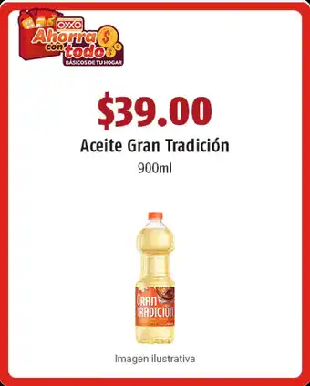 OXXO Aceite Gran Tradicion 900 ml oferta