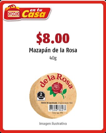 OXXO Mazapan de la Rosa 40g oferta