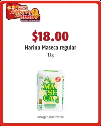 OXXO Harina Maseca Regular 1kg oferta