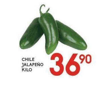 Alsuper Chile jalapeño kilo oferta