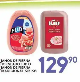 Alsuper Jamón de pierna horneado fud oferta