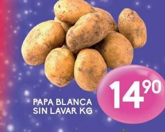 Alsuper Papa blanca sin lavar kg oferta