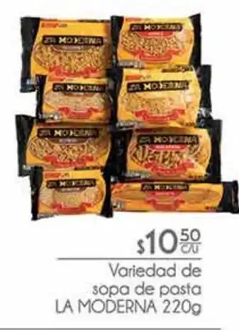 Pasta para sopa la moderna 220g
