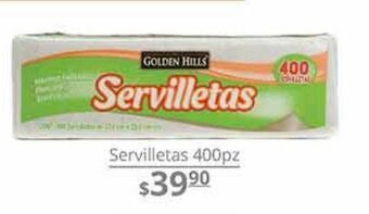 La Comer Servilletas 400pz oferta