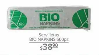 La Comer Servilletas bio napkins 500 pz oferta