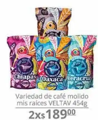 La Comer Variedad de café molido mis raices veltav 454g oferta
