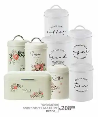 La Comer Variedad de contenedores t&a home oferta