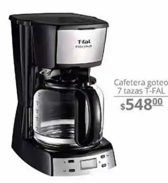 La Comer Cafetera de goteo 7 tazas t-fal oferta