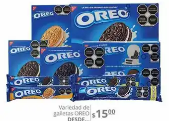 Variedad de galletas oreo