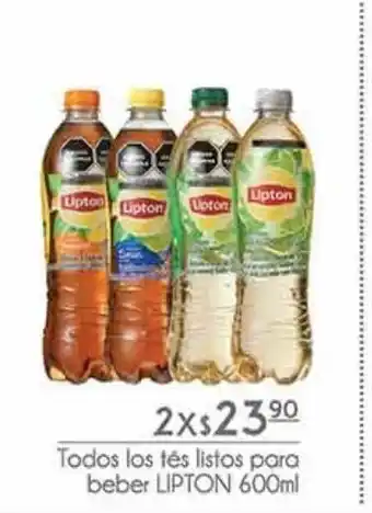 Té listo para beber lipton 600ml x 2un