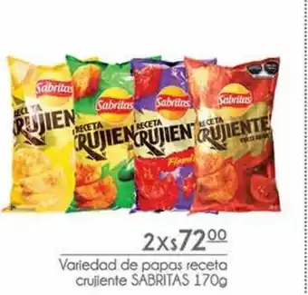Fresko Papas fritas receta crujiente sabritas 170g x 2un oferta