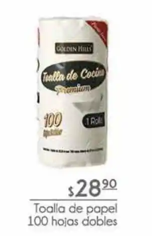 Fresko Toalla de papel golden hills 100 hojas dobles oferta
