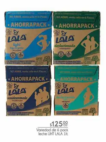 Fresko 6 pack leche uht lala 1l oferta