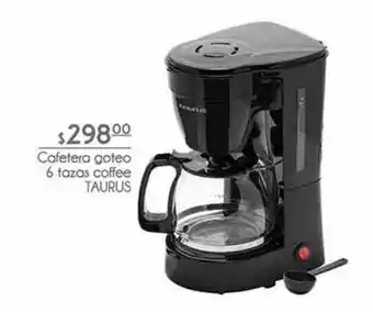 Fresko Cafetera goteo 6 tazas coffee taurus oferta