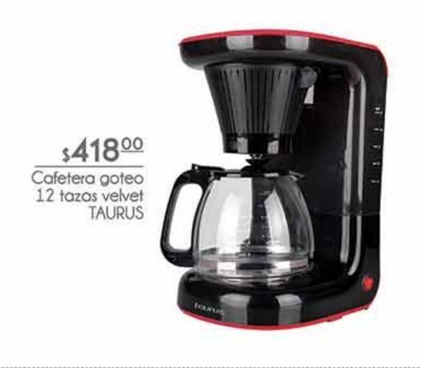 Cafetera Taurus Velvet 12 tazas