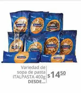 Sopa de pasta italpasta 400 g