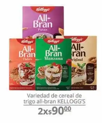 Cereal de trigo all-bran kelloggs