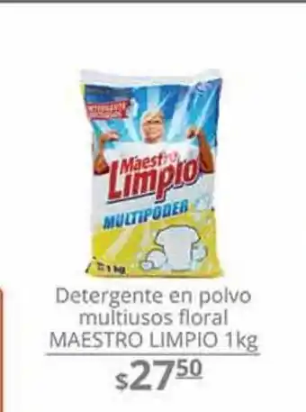 La Comer Detergente en polvo multiusos floral maestro limpio oferta