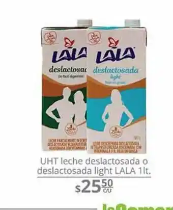 La Comer Uht leche deslactosada lala oferta