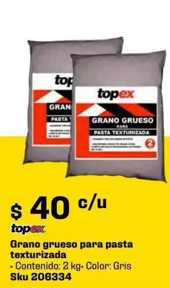 Grano grueso para pasta texturizada 2 kg