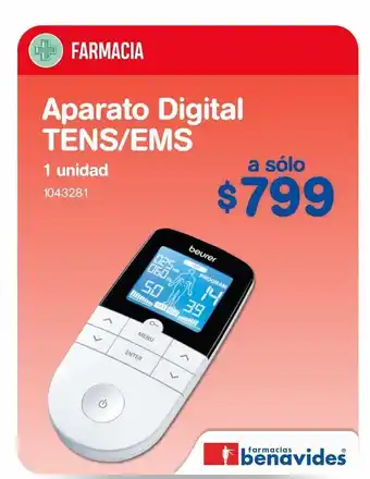 Aparato digital  tens/ems 1 unidad