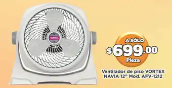 Super Aki Ventilador de Piso Vortex Navia 12" oferta