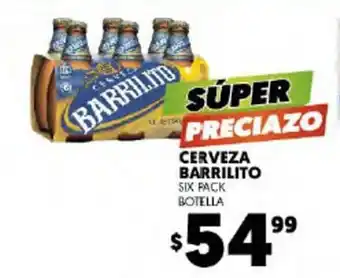Merco Cerveza Barrilito 6 pack oferta
