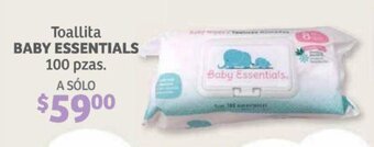 Soriana Mercado Toallita Baby Essentials 100 pzas. oferta