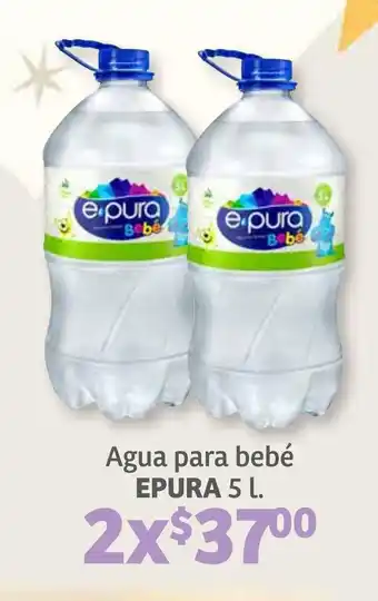 Soriana Híper Epura Agua para Bebé 2 x 5L oferta