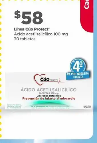 Línea cúo protect 100mg 30tab