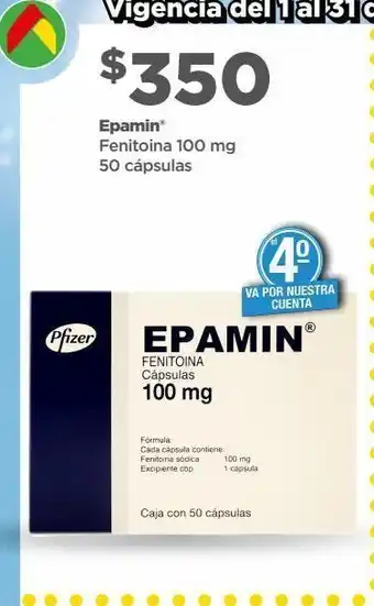 Epamin 100mg 50 cápsulas