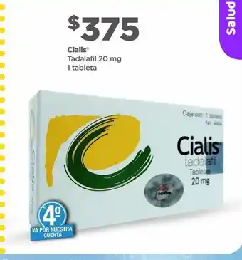 Bodega Aurrerá Cialis 20mg 1 tableta oferta