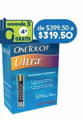Farmacia San Pablo One touch ultra tiras caj c/50pz oferta