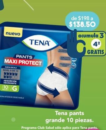 Farmacia San Pablo Tena pants gde bol c/10pz oferta