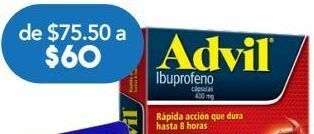 Farmacia San Pablo Advil cap 400mg caj c/10 oferta