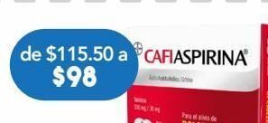 Farmacia San Pablo Cafiaspirina tab 500mg caj c/100 oferta