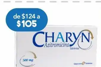Farmacia San Pablo Azitromicina tab 500mg c/3 charyn oferta