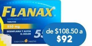 Farmacia San Pablo Flanax tab 550mg caj c/6 oferta