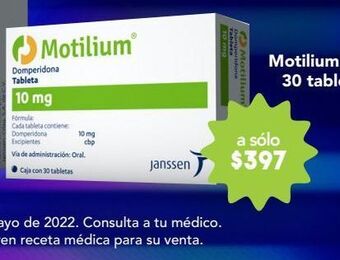 Motilium tab 10mg caj c/30