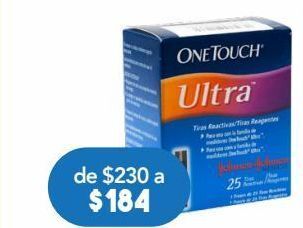 Farmacia San Pablo One touch ultra tiras caj c/25pz oferta