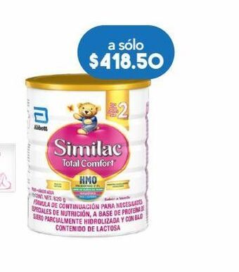 Farmacia San Pablo Similac total comfort hmo e2 lat c/820gr oferta